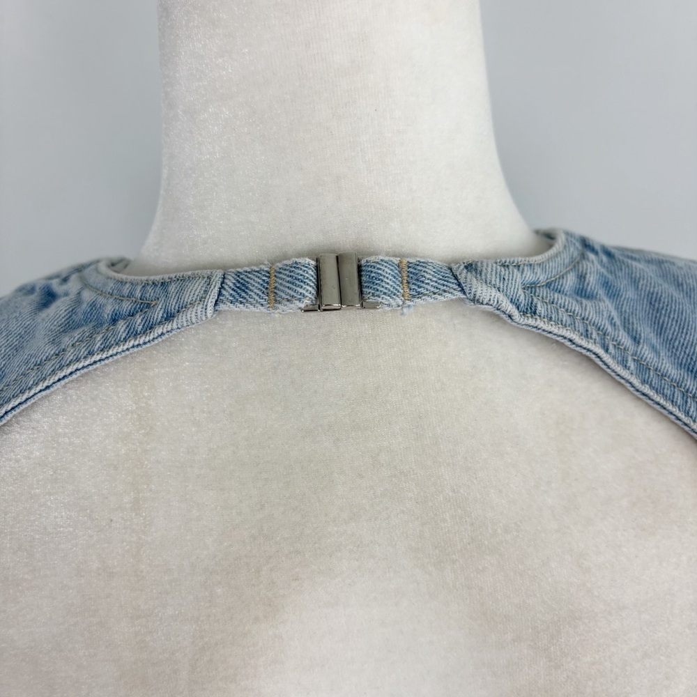 LIONESS Countryside Top in Classic Denim Size L - Picture 8 of 14